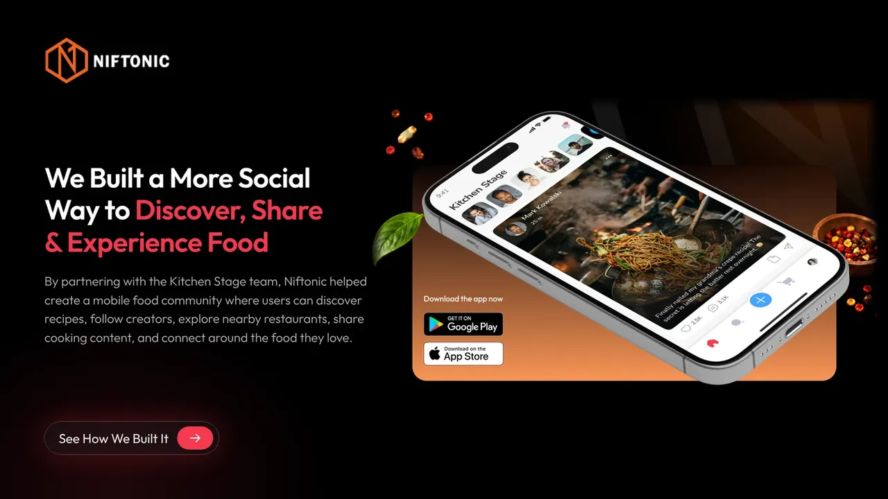 Kitchen Stage app by Niftonic