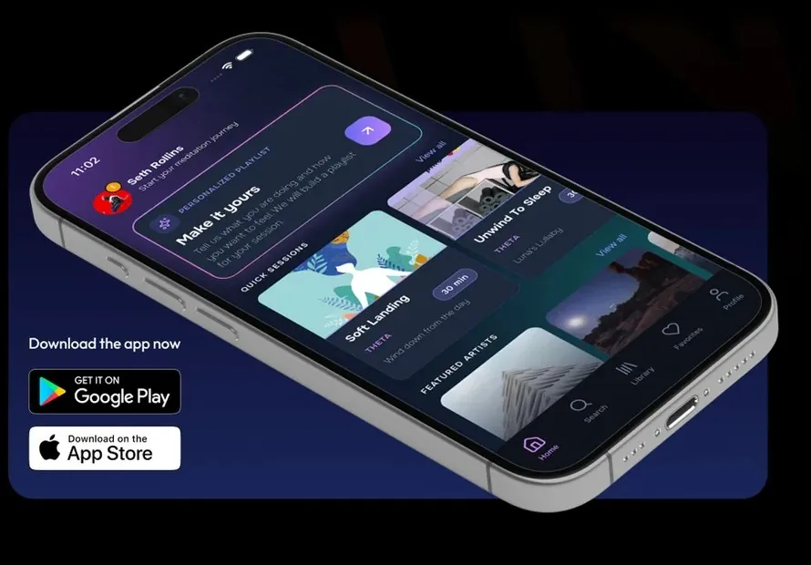 BlissTrax app screens
