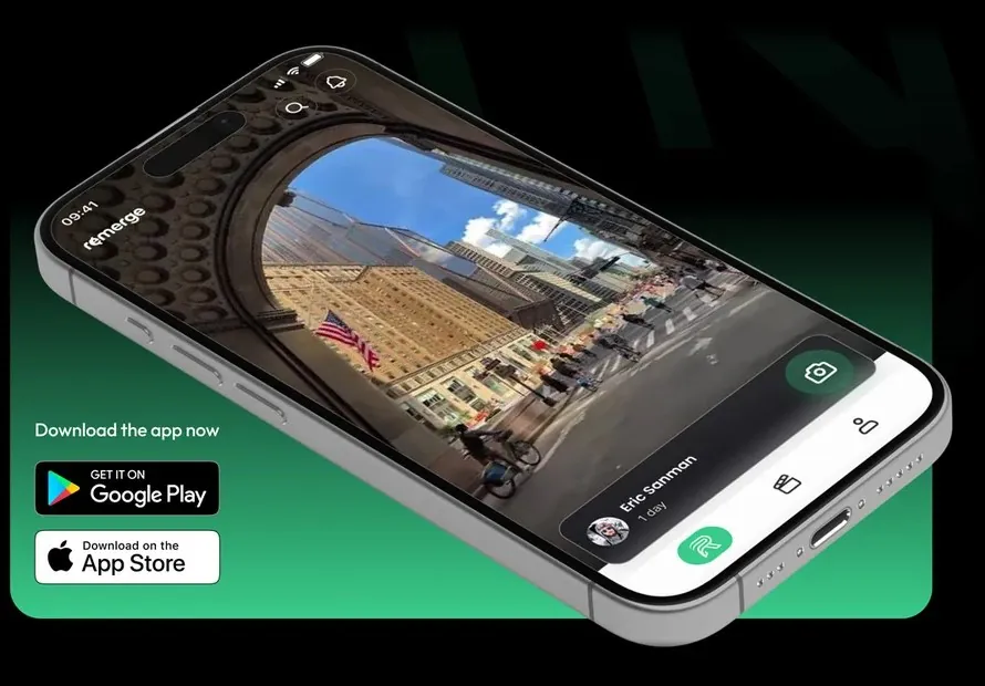 Remerge app screens designed and built by Niftonic