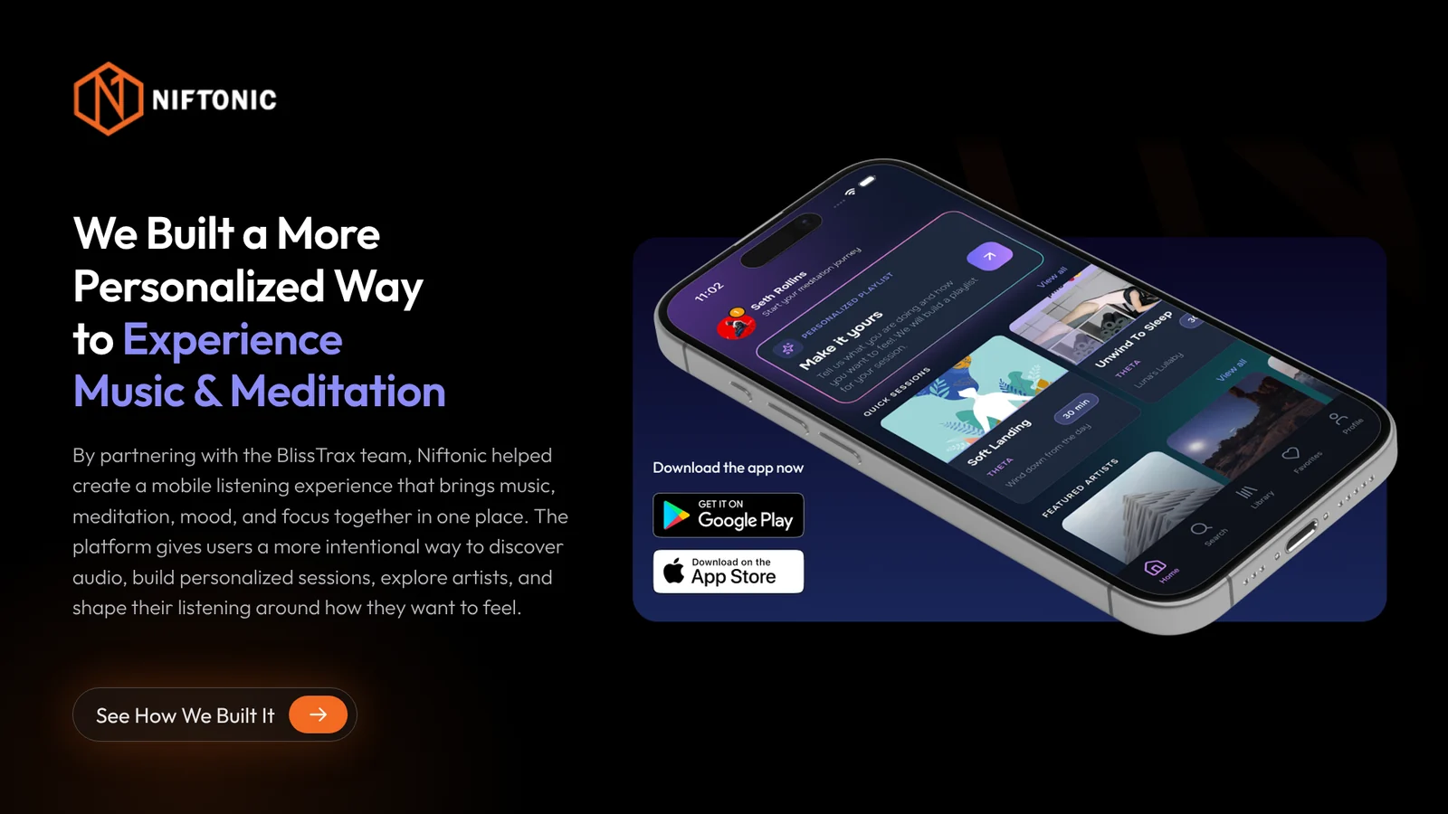 BlissTrax app case study