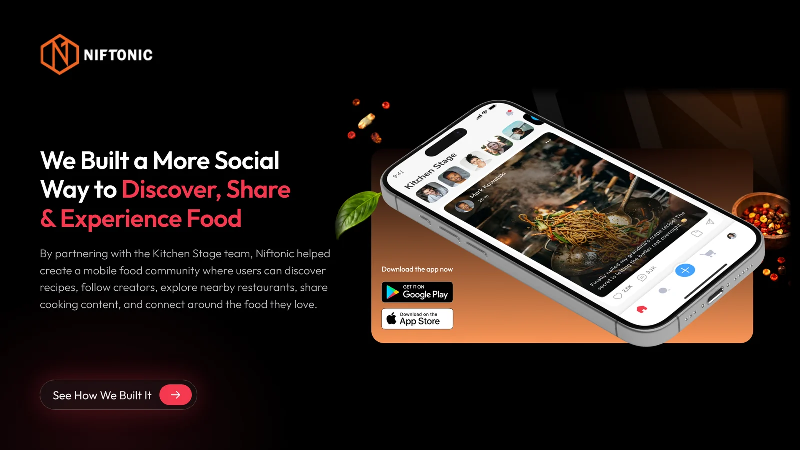 Kitchen Stage app case study
